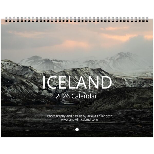Iceland wall calendar 2026